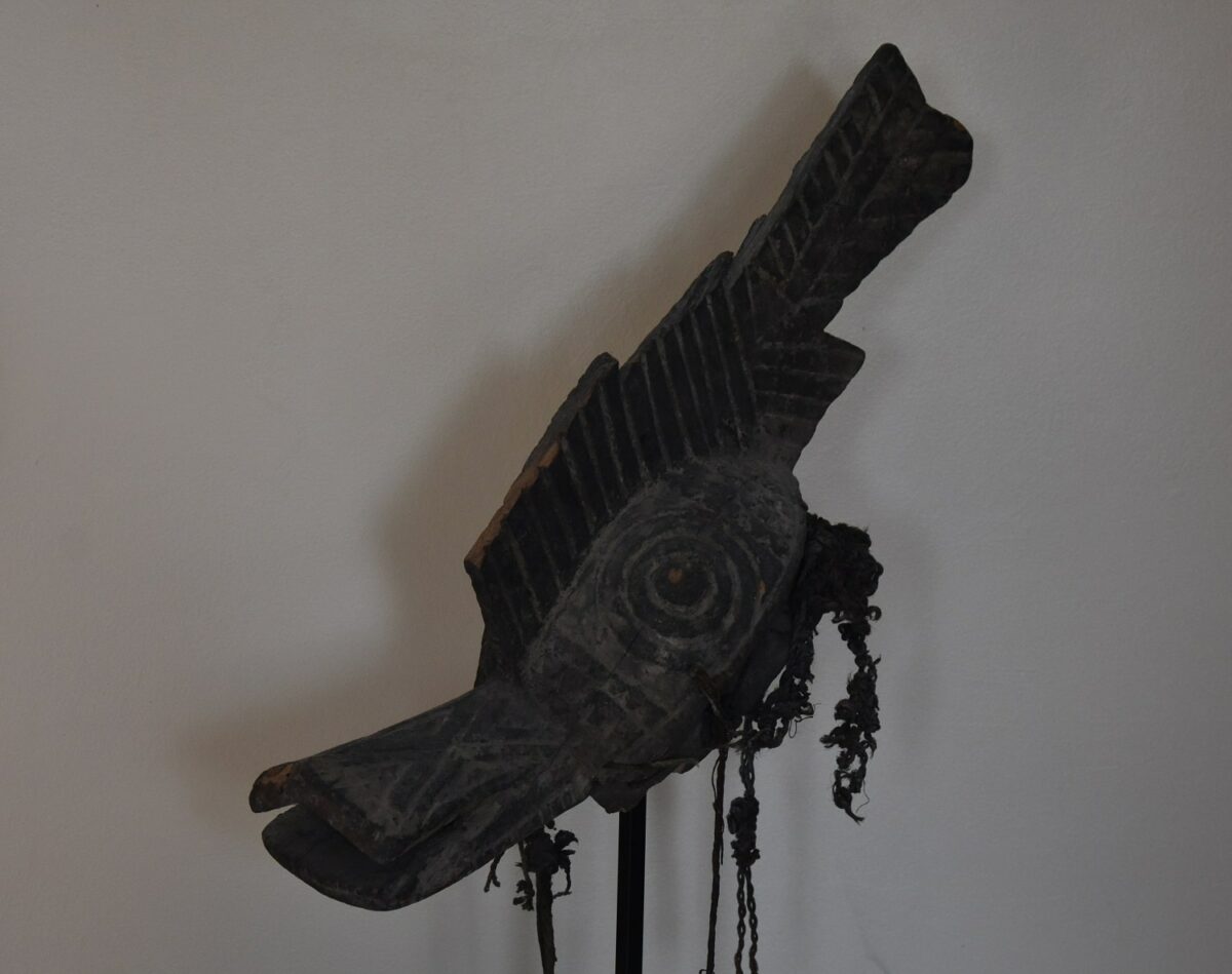 ART AFRICAIN MASQUE GURUNSI POISSON 01